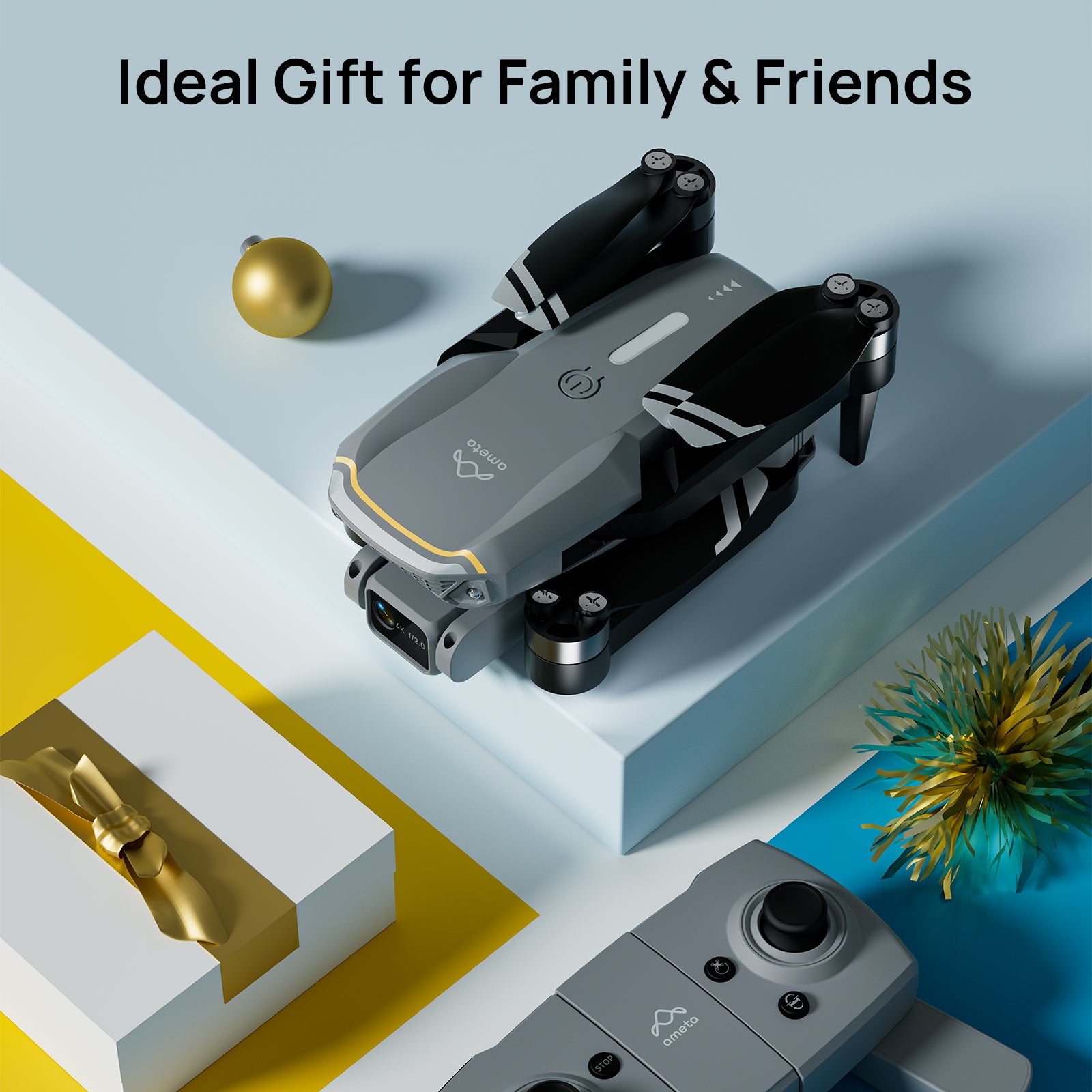 AMETA S20 Lite Beginner Drone with 4K UHD Camera