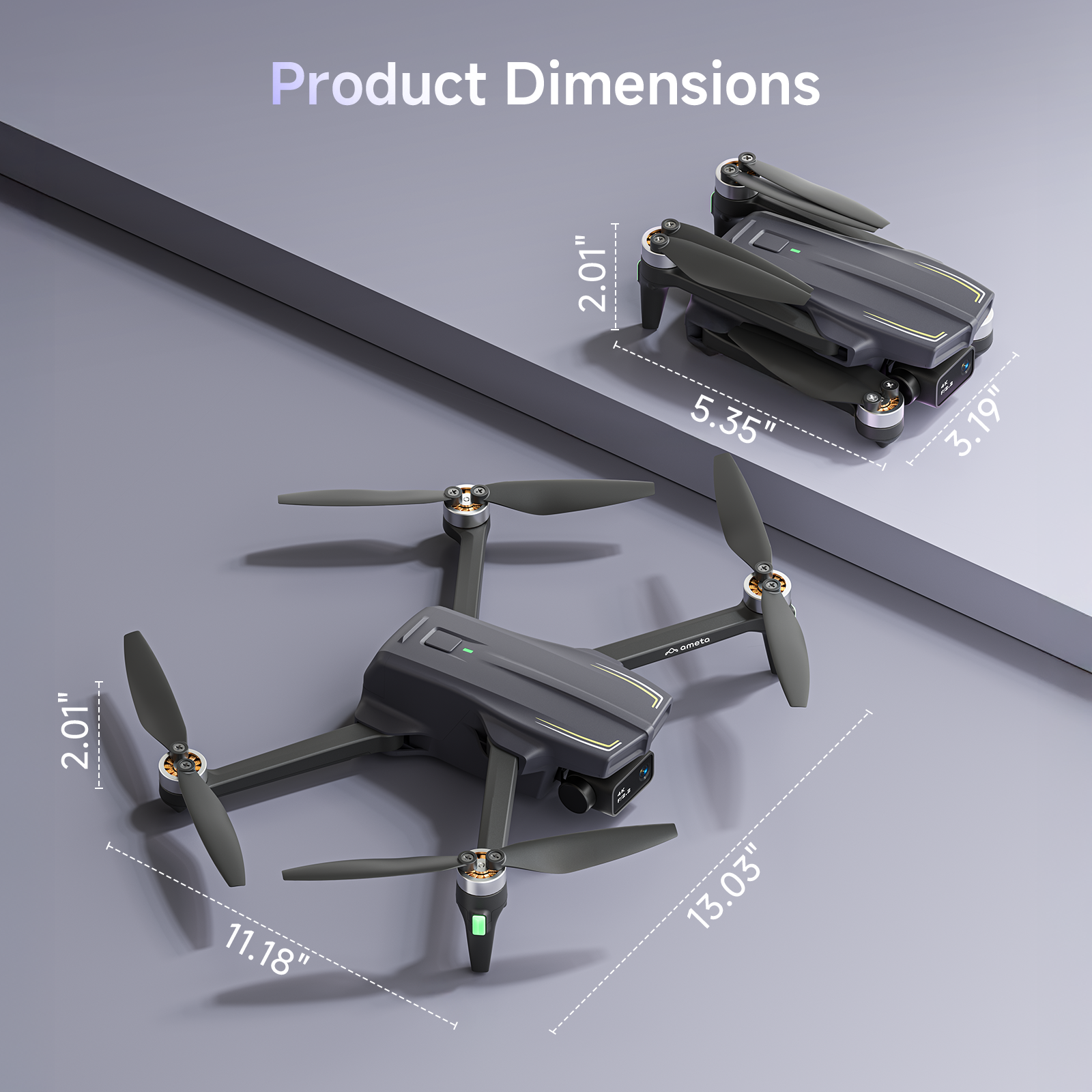 AMETA S20 PRO GPS Drone with 4K UHD Camera