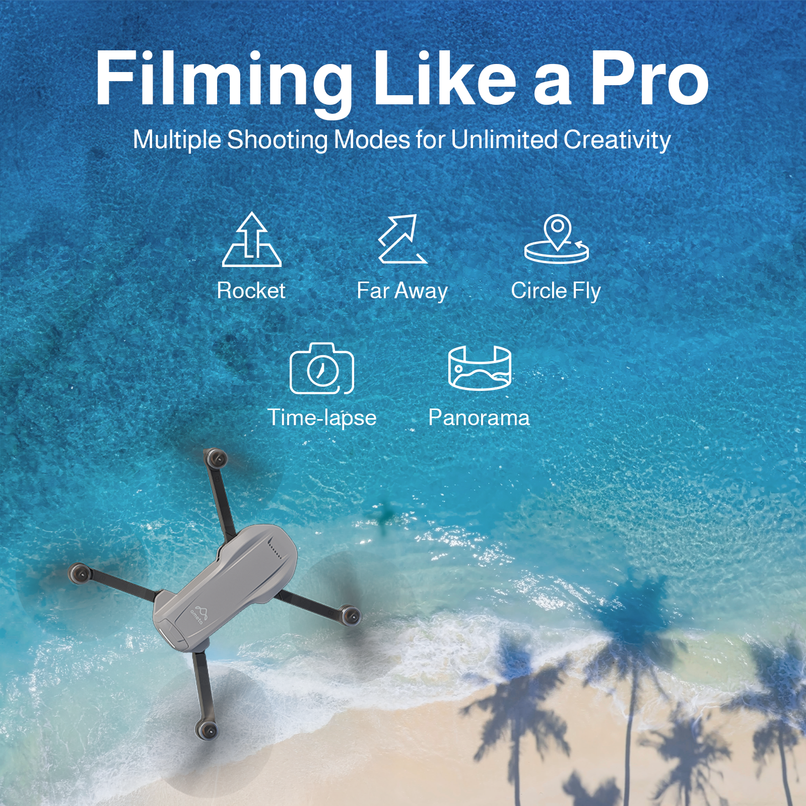 AMETA S50 LITE 4K Camera GPS Drone for Beginner