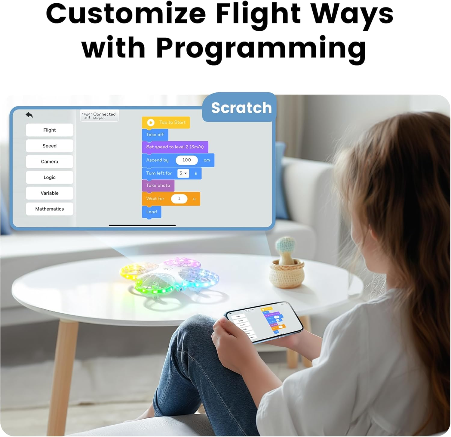 Ameta Morpho Mini Drone with 1080P Camera